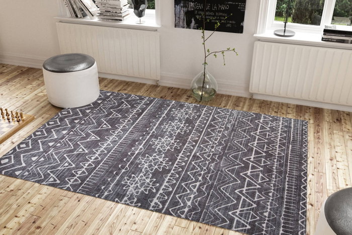 Conceptum Soul Chenille - Black AL 357 de 150 x 230 cm Conceptum Soul Chenille - Black AL 357 de 150 x 230 cm